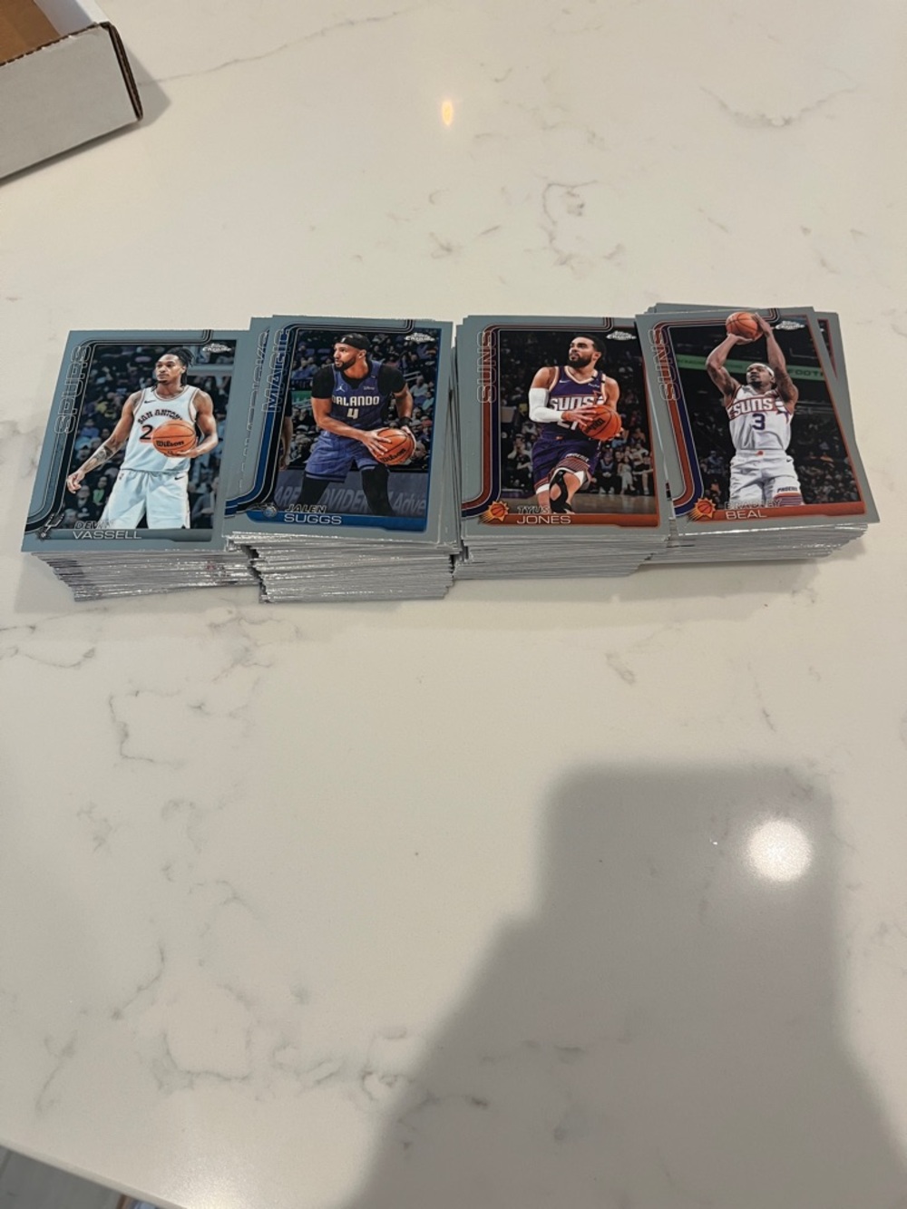 NBA Basketball Card Lots -TOPPS CHROME